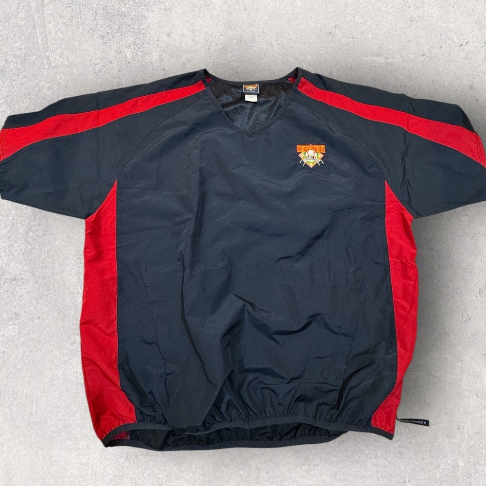 Cooperstown Dreams Park Batting Jacket NWOT Men's Large Navy Red Pullover